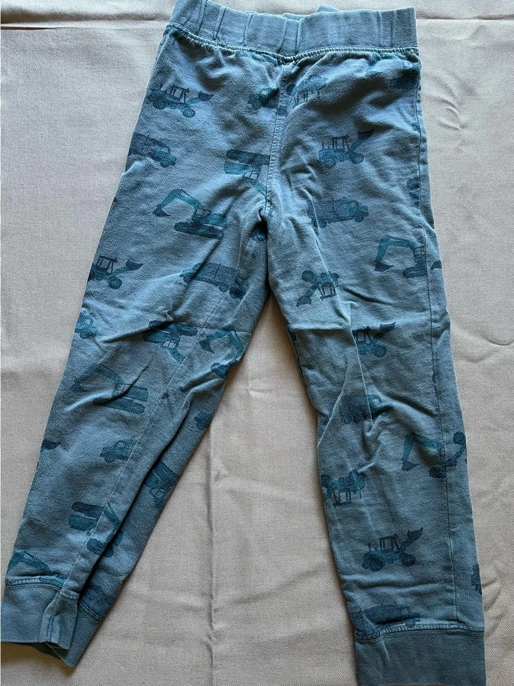 Carter's Teal Blue Construction Print Pajama Bottoms